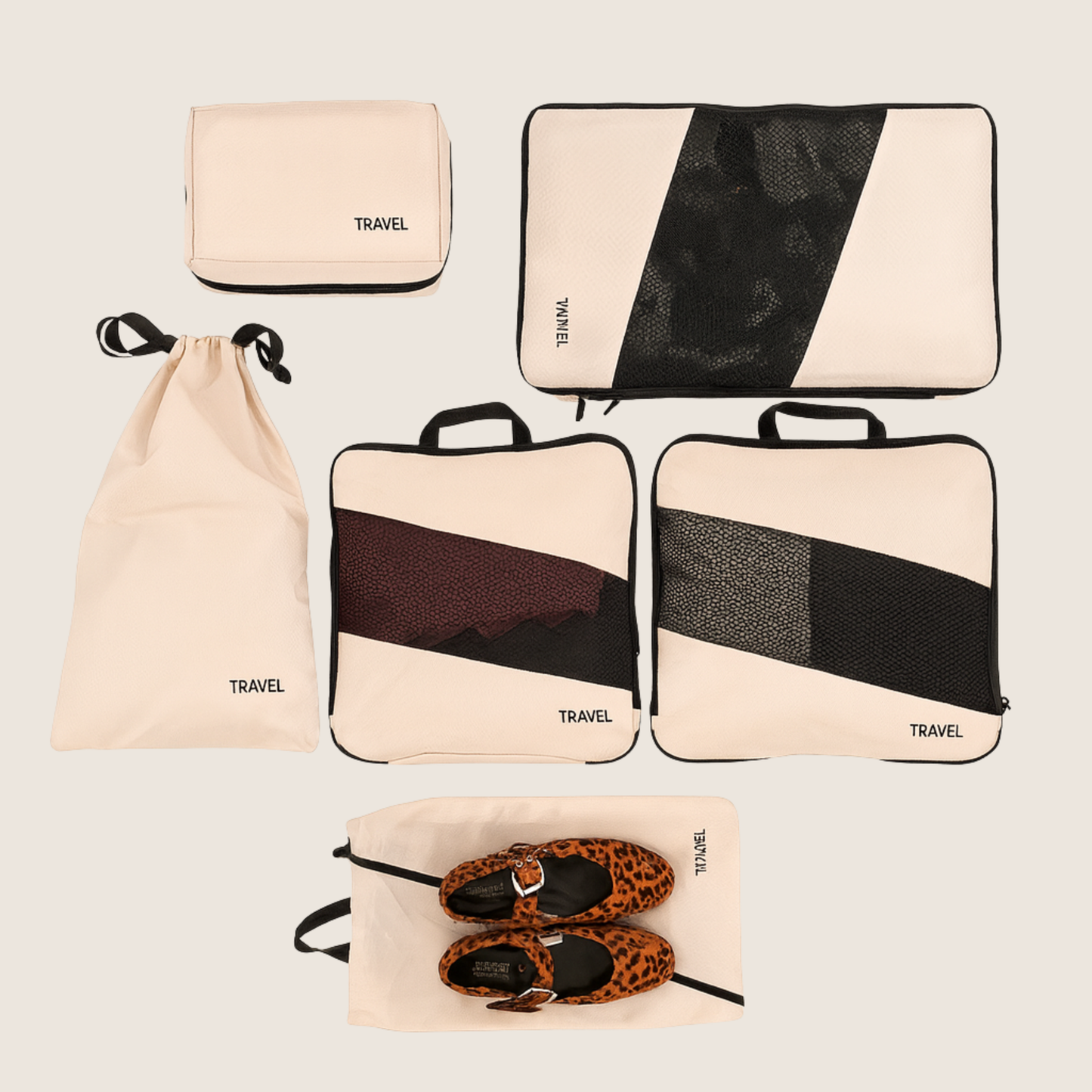 PackPro™ – Set Organizador de Equipaje de 6 Piezas con Compresión