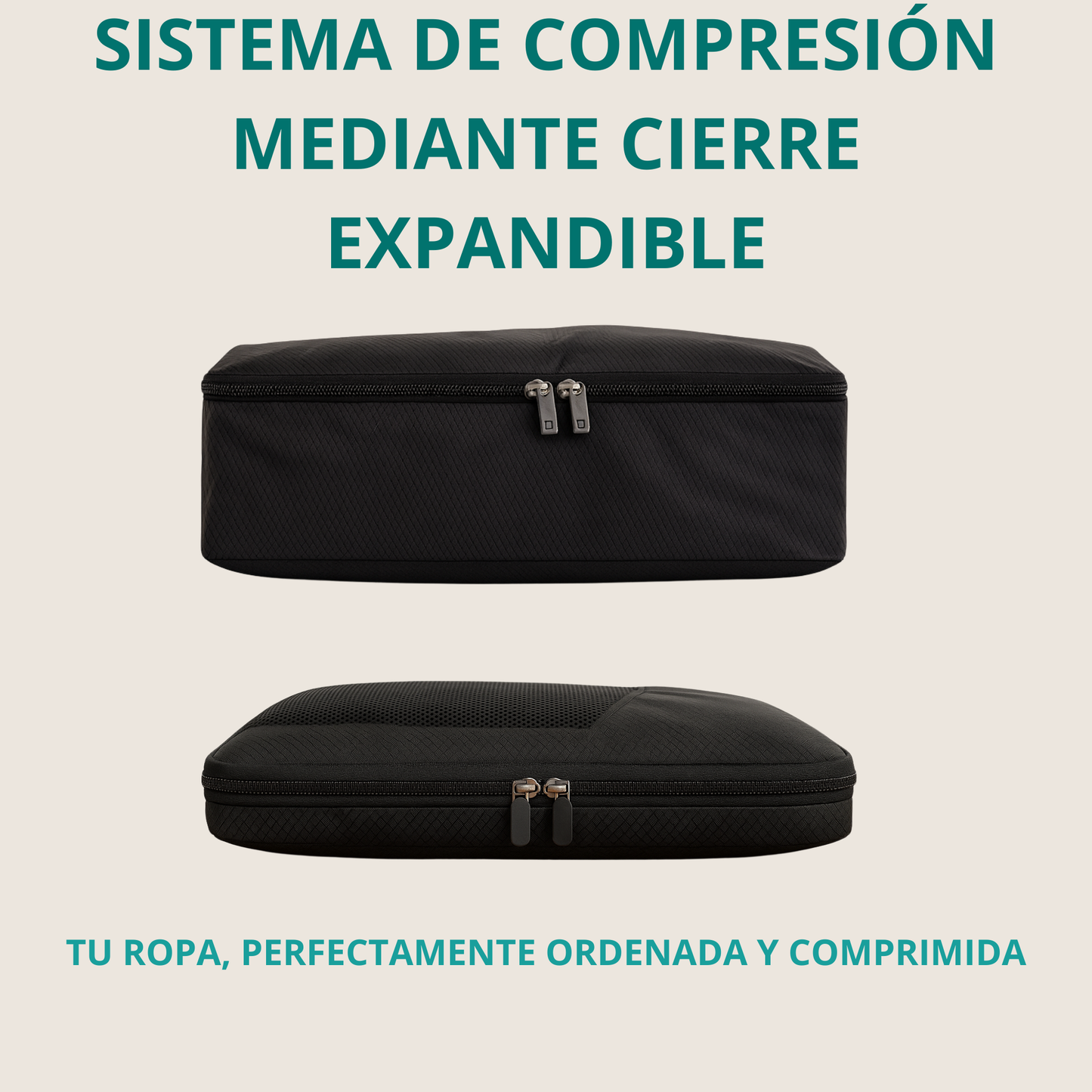 PackPro™ – Set Organizador de Equipaje de 6 Piezas con Compresión