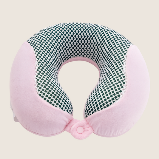 BambooCool™ - Almohada de Viaje con Espuma Viscoelástica y Gel Refrescante