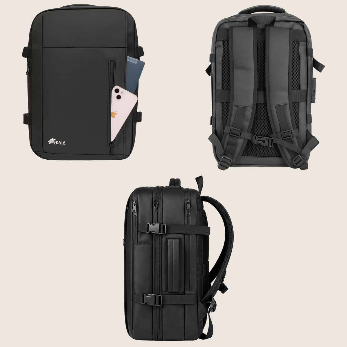 AirLock Pro™ - Mochila con Compresión al Vacío