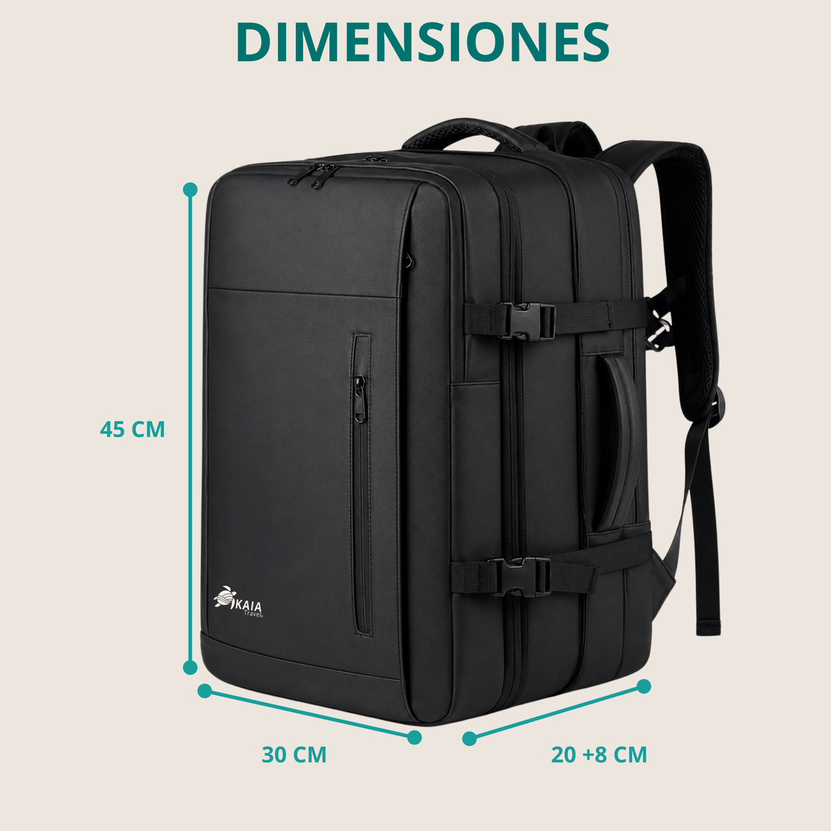 AirLock Pro™ - Mochila con Compresión al Vacío