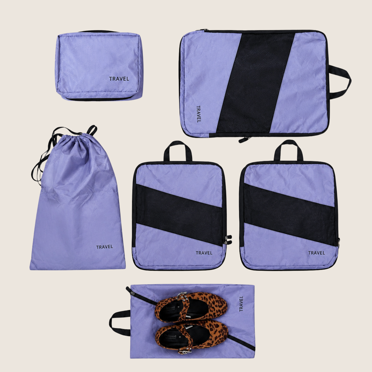 PackPro™ – Set Organizador de Equipaje de 6 Piezas con Compresión