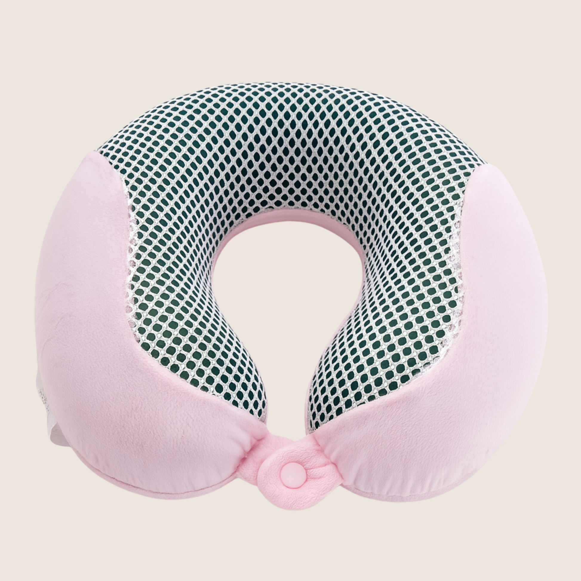 almohada de viaje bamboo cool con gel refrescante kaia travel color rosa