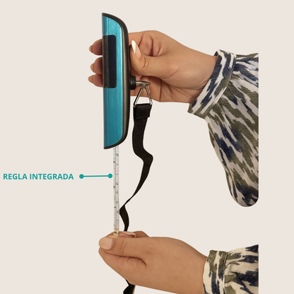 regla integrada de la bascula digital para equipaje luggagescale