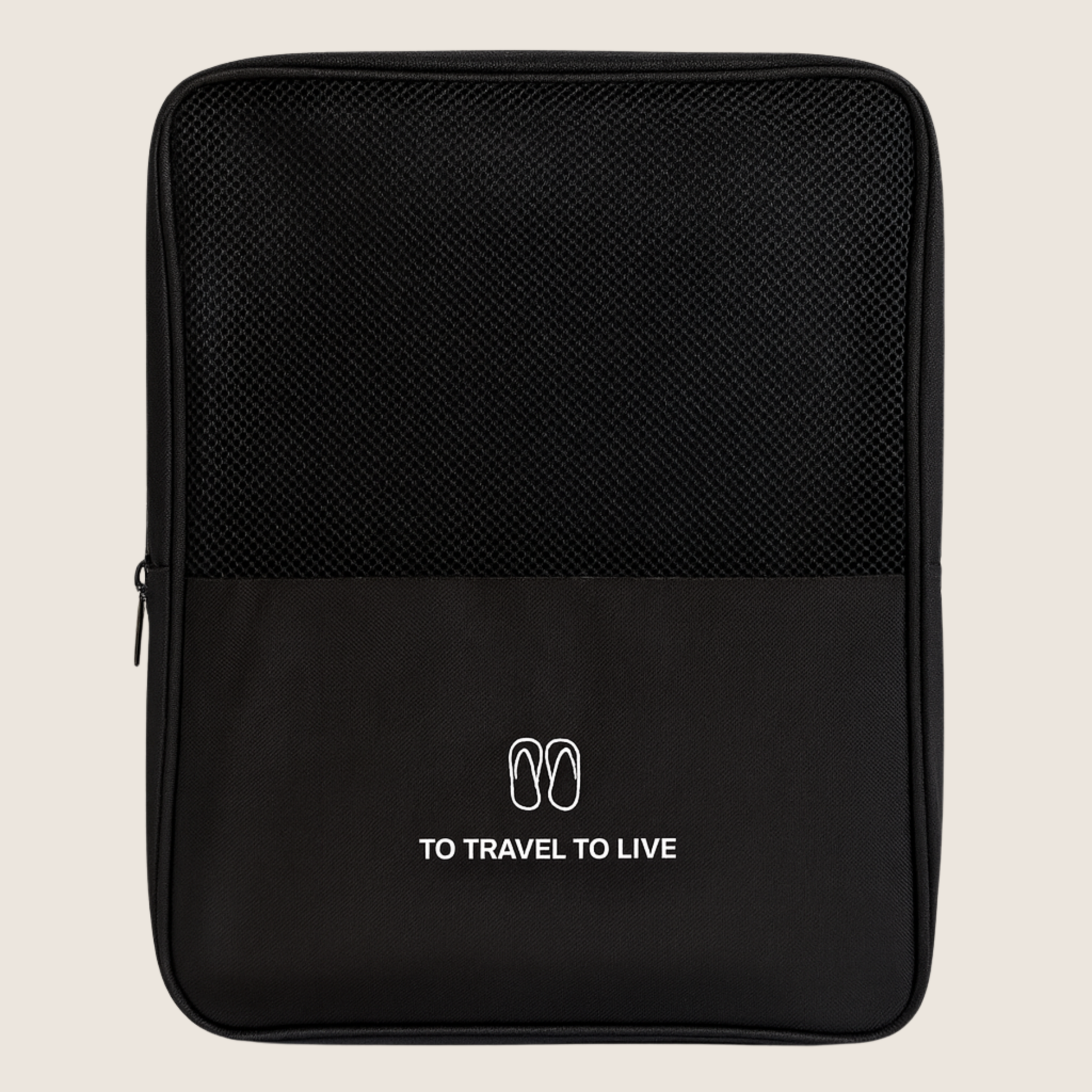 bolso de viaje para zapatos shoekeeper kaia travel color negro