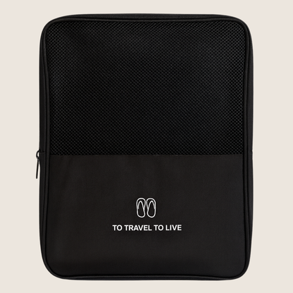 bolso de viaje para zapatos shoekeeper kaia travel color negro