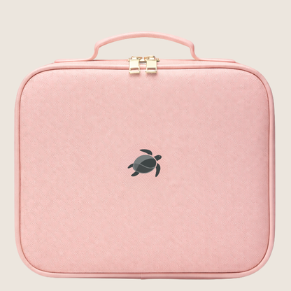 Cosmetiquero glowcase rosa frontal