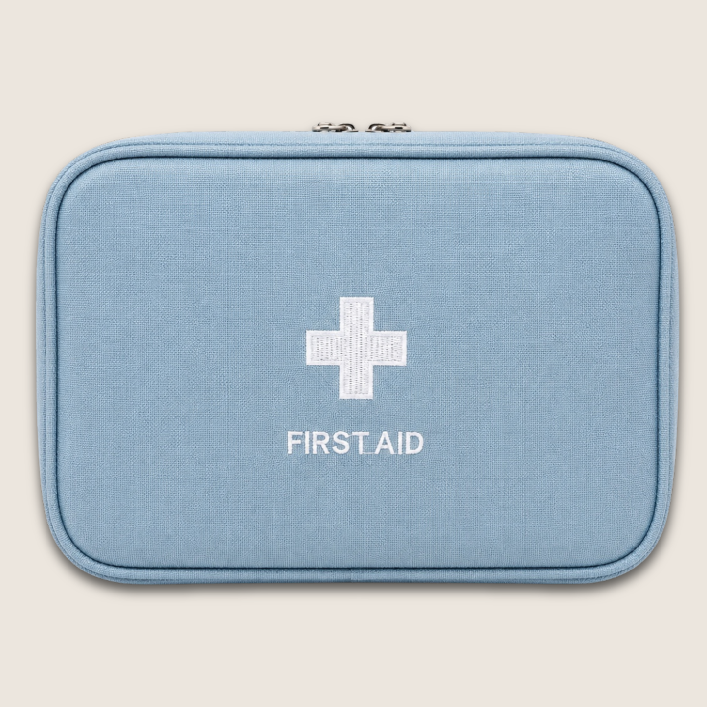 MedCase™ botiquín organizador para viajes de KAIA Travel con diseño compacto y cierre doble.