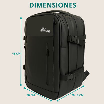 mochila con compresión al vacío airlock pro kaia travel dimensiones