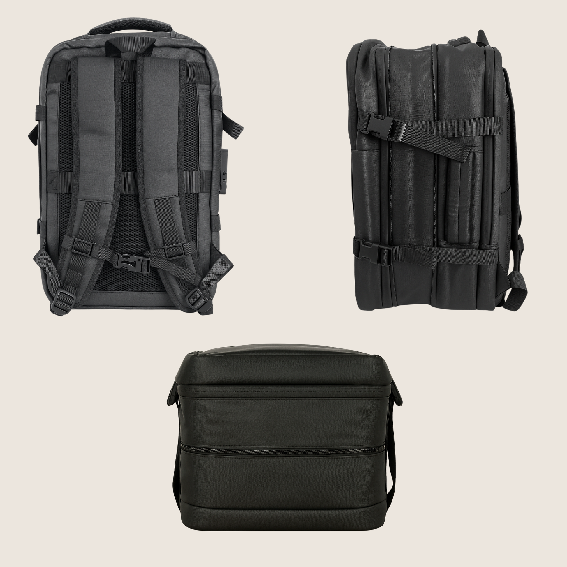 mochila airlock pro expandida con mayor capacidad de carga