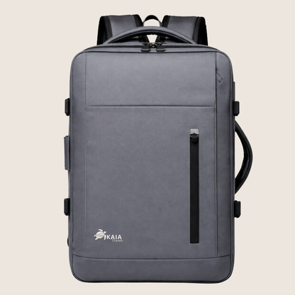 Mochila frontal color gris