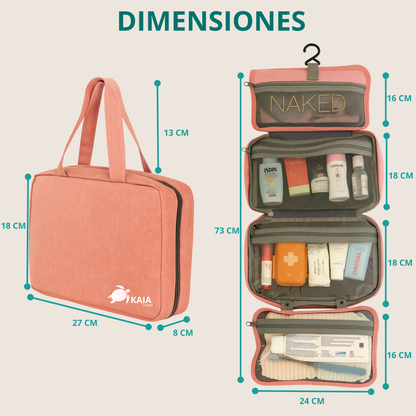 dimensiones del neceser colgante de viaje hangbang