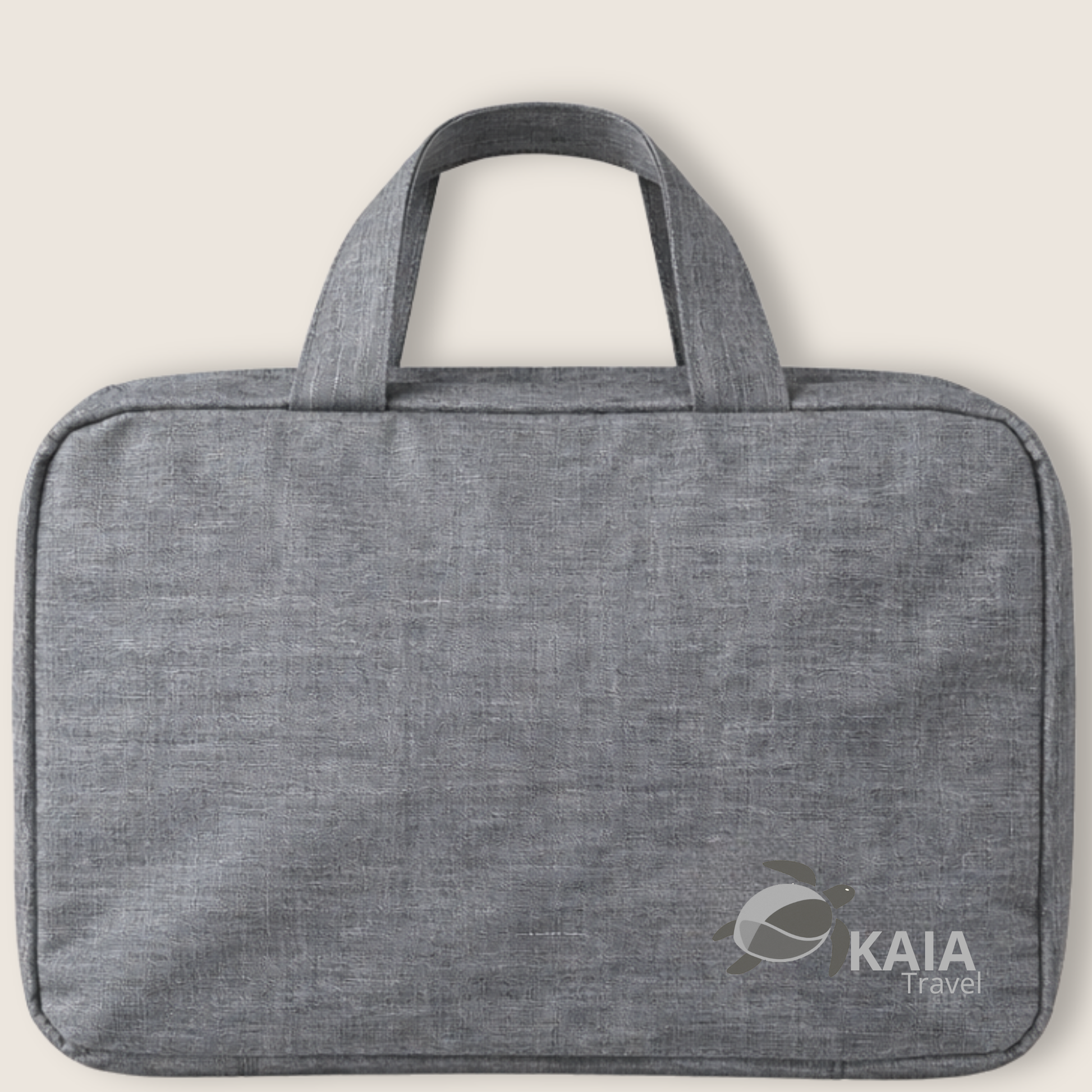 Neceser colgante frontal color gris