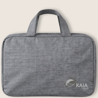 Neceser colgante frontal color gris