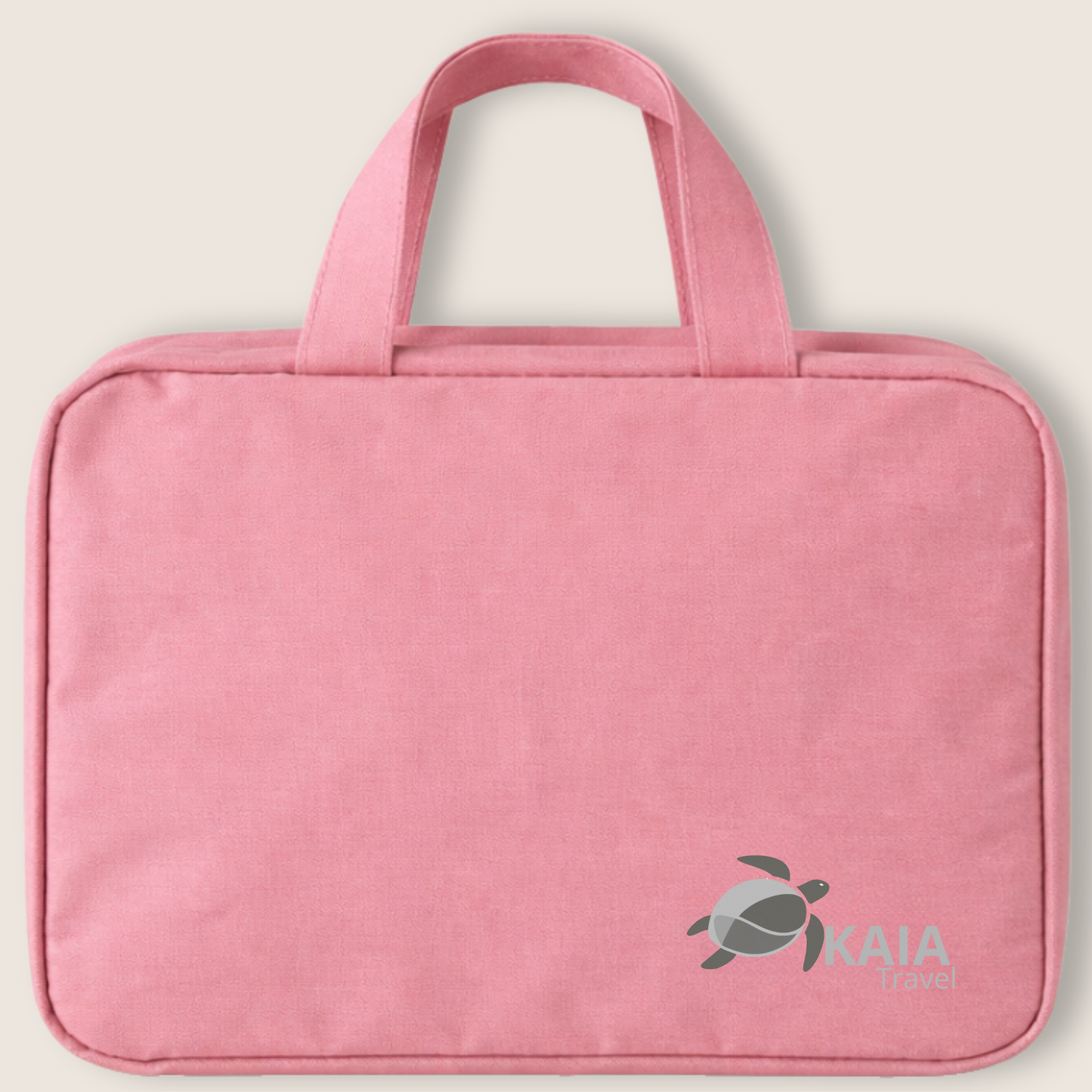Neceser colgante frontal color rosa