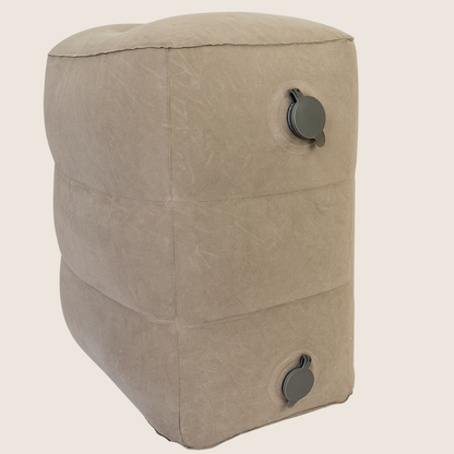 reposapies inflable ajustable airrest kaia travel color gris