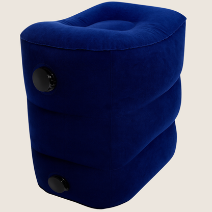 reposapies inflable ajustable airrest kaia travel color azul